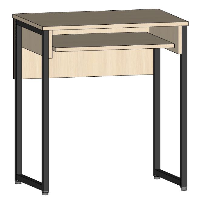 Стіл учнівський для аудиторіі, Залізо, 700*500*750